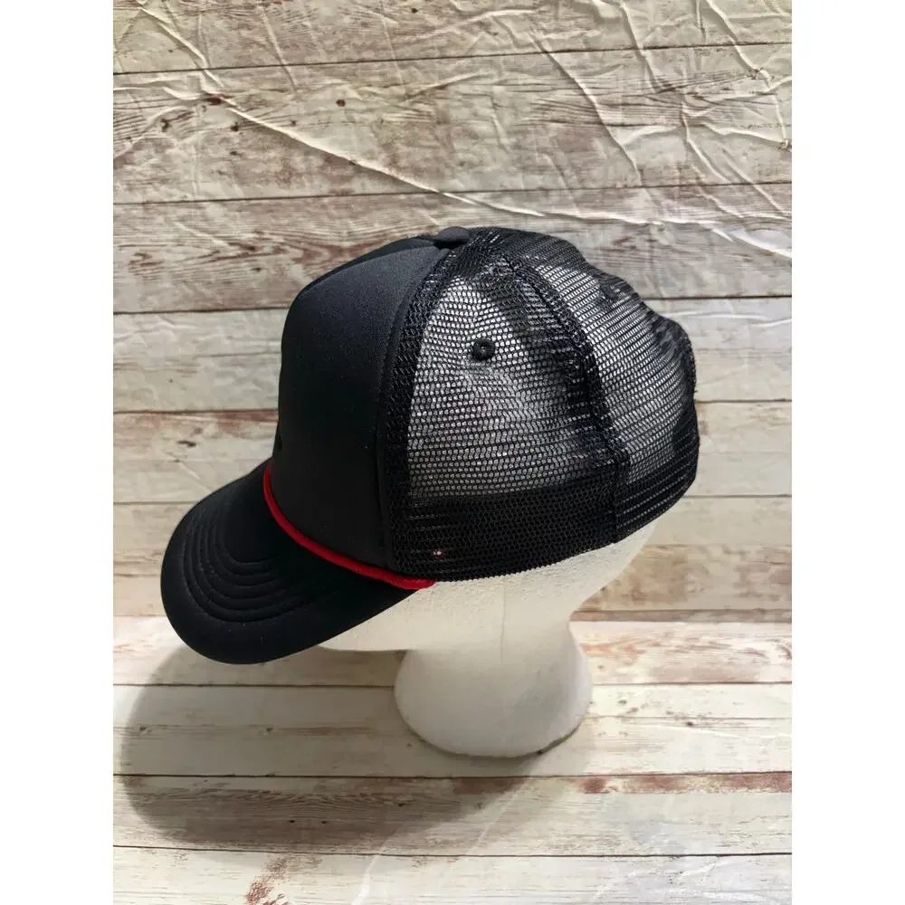 Jordan Youth Trucker Hat One-Size Snapback Adjustable Black Jump Man